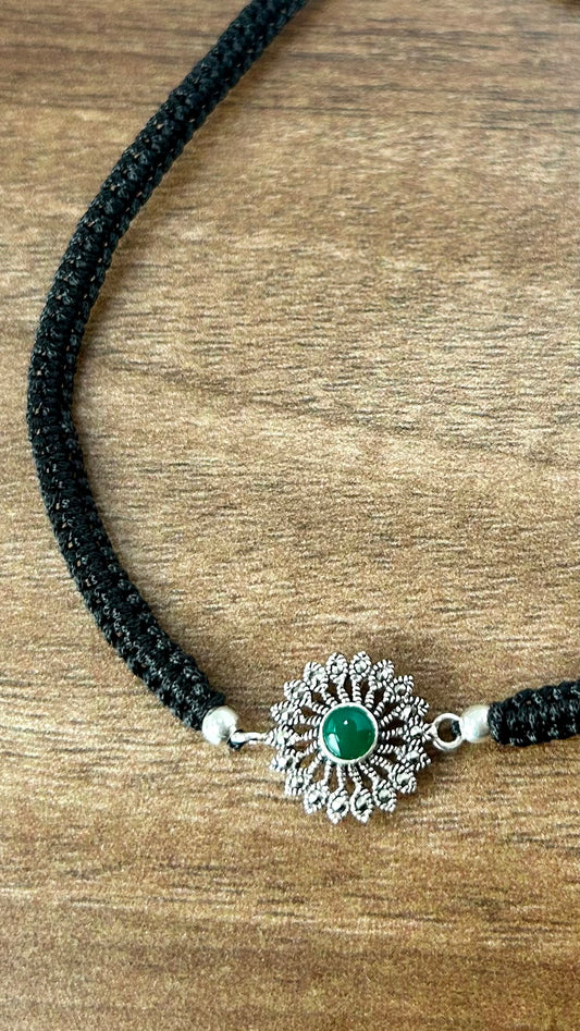 Kaavini • காவினி • Nazariya Black Thread Anklet